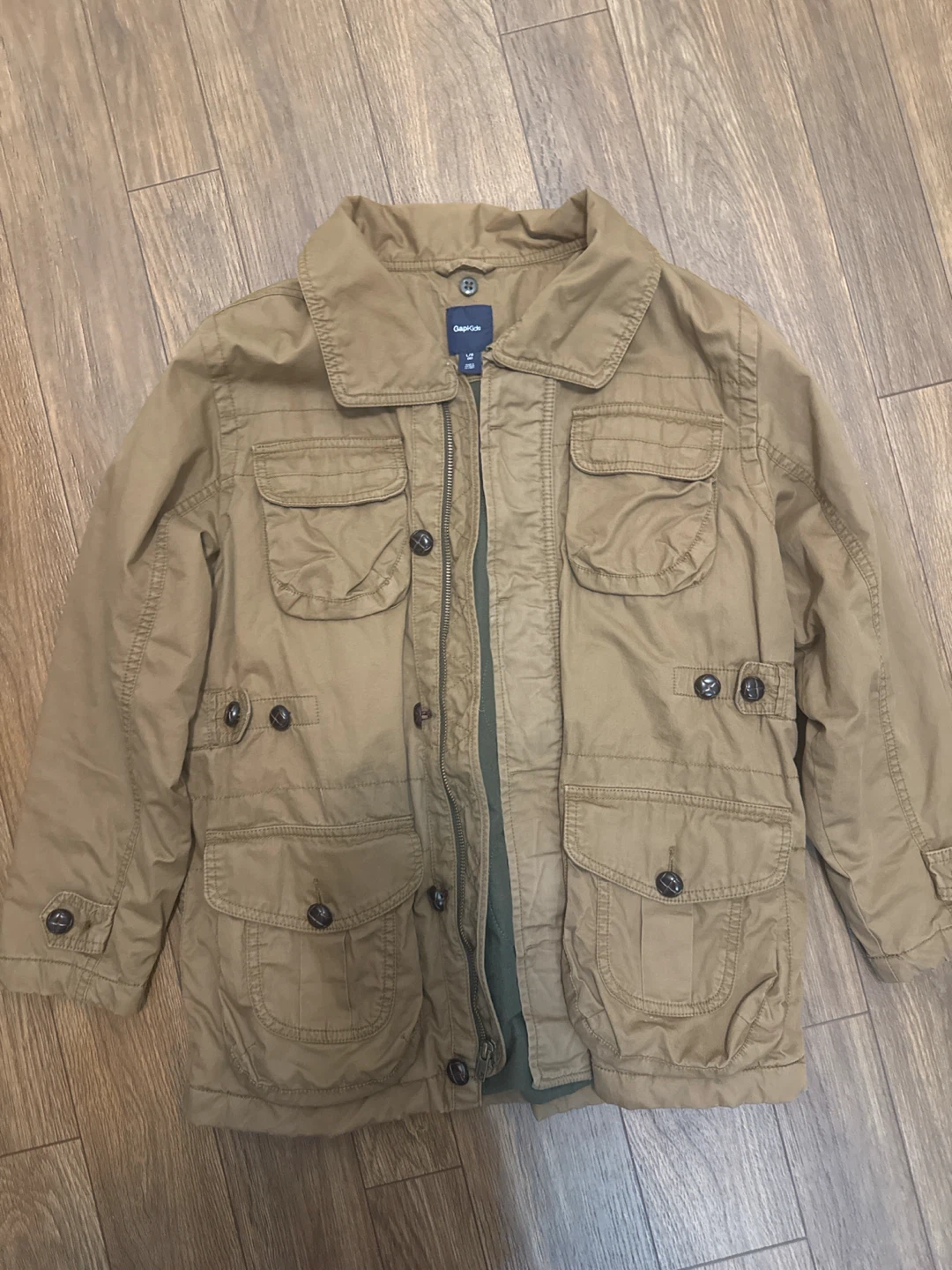 GapKids Boys Tan Utility Jacket Size L (10)