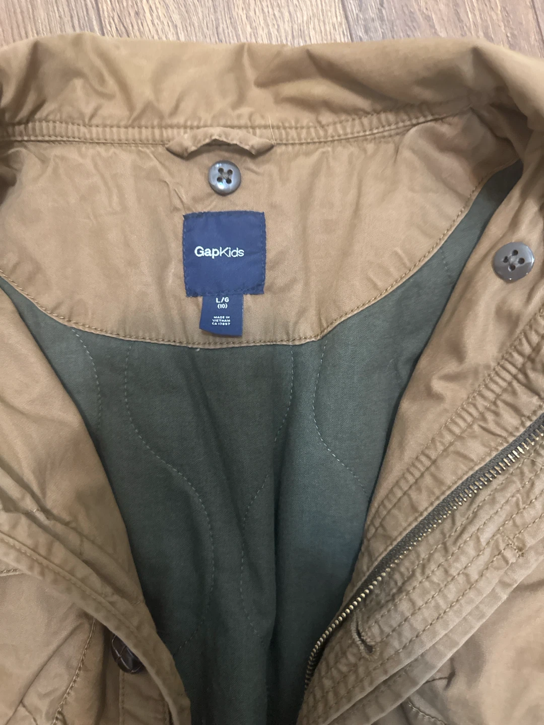 GapKids Boys Tan Utility Jacket Size L (10) - photo 2