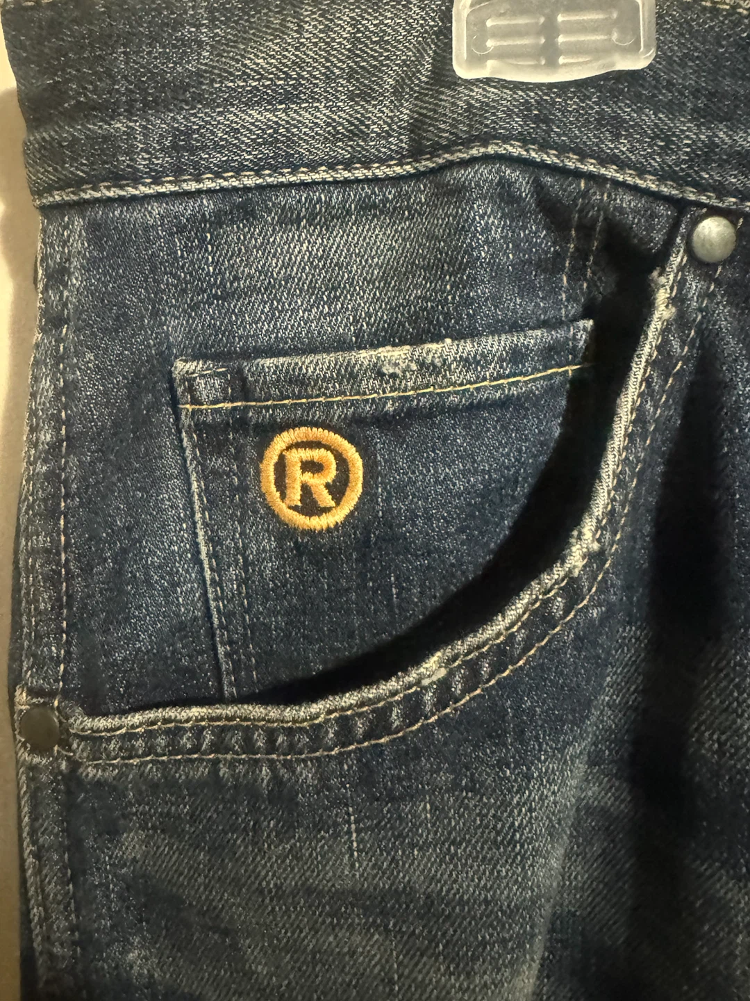 BAPE Jeans with Flame Logo - photo 4
