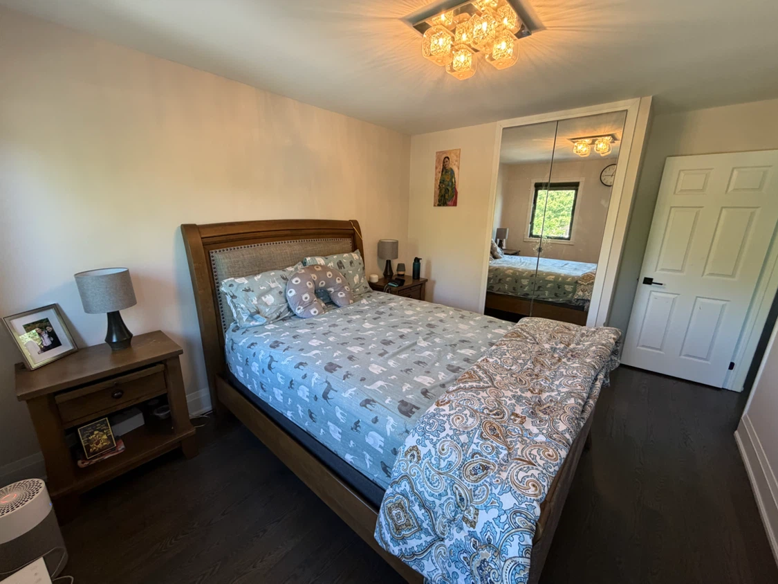 Queen 5 piece bedroom set with mattress - photo 3