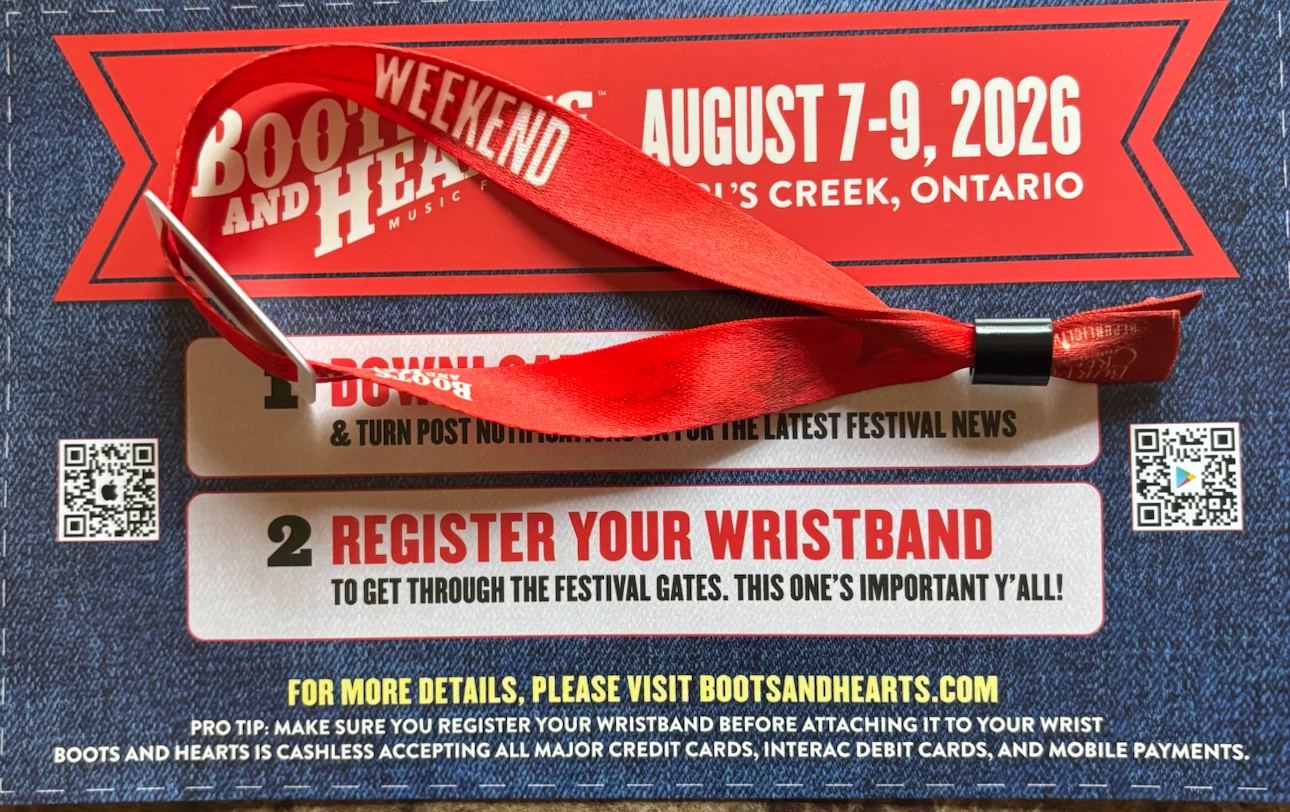 Boots and Hearts Ticket
