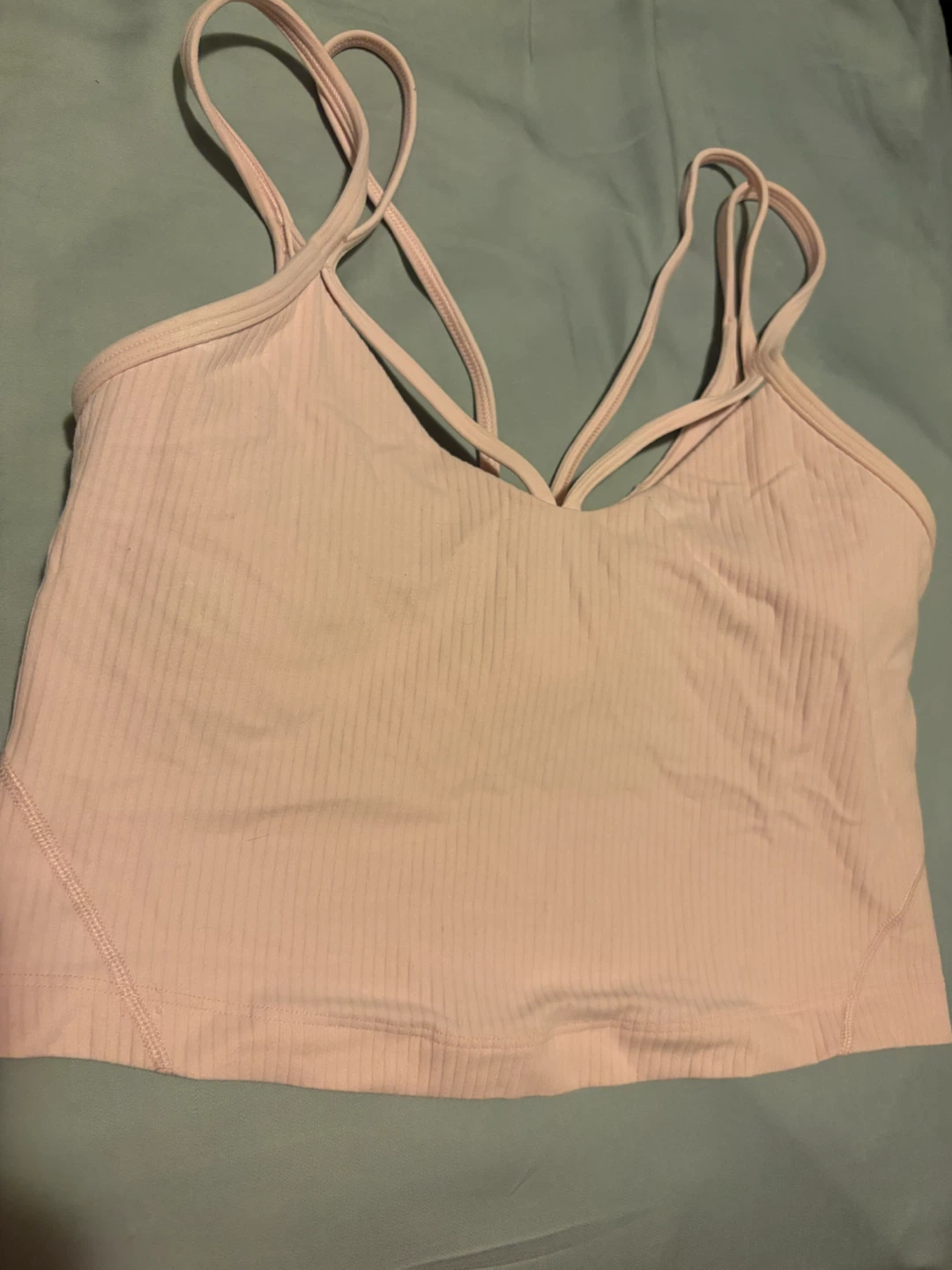Lululemon Light Pink Ribbed Tank Top - photo 2