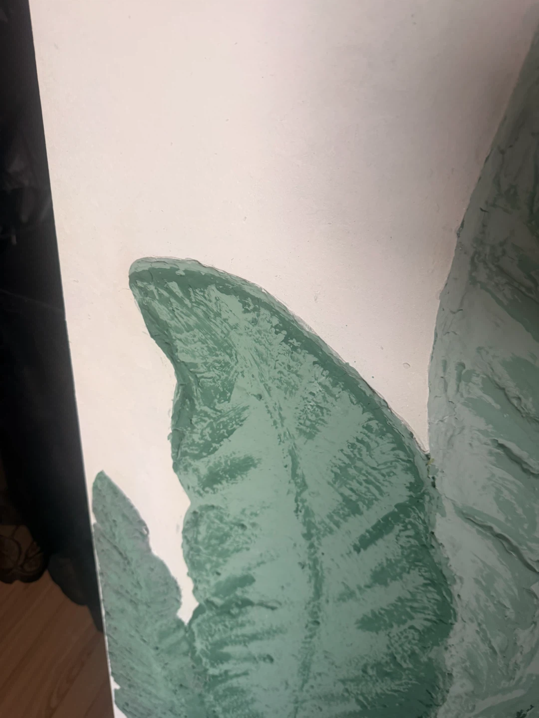 Textured Leaf Painting - photo 5