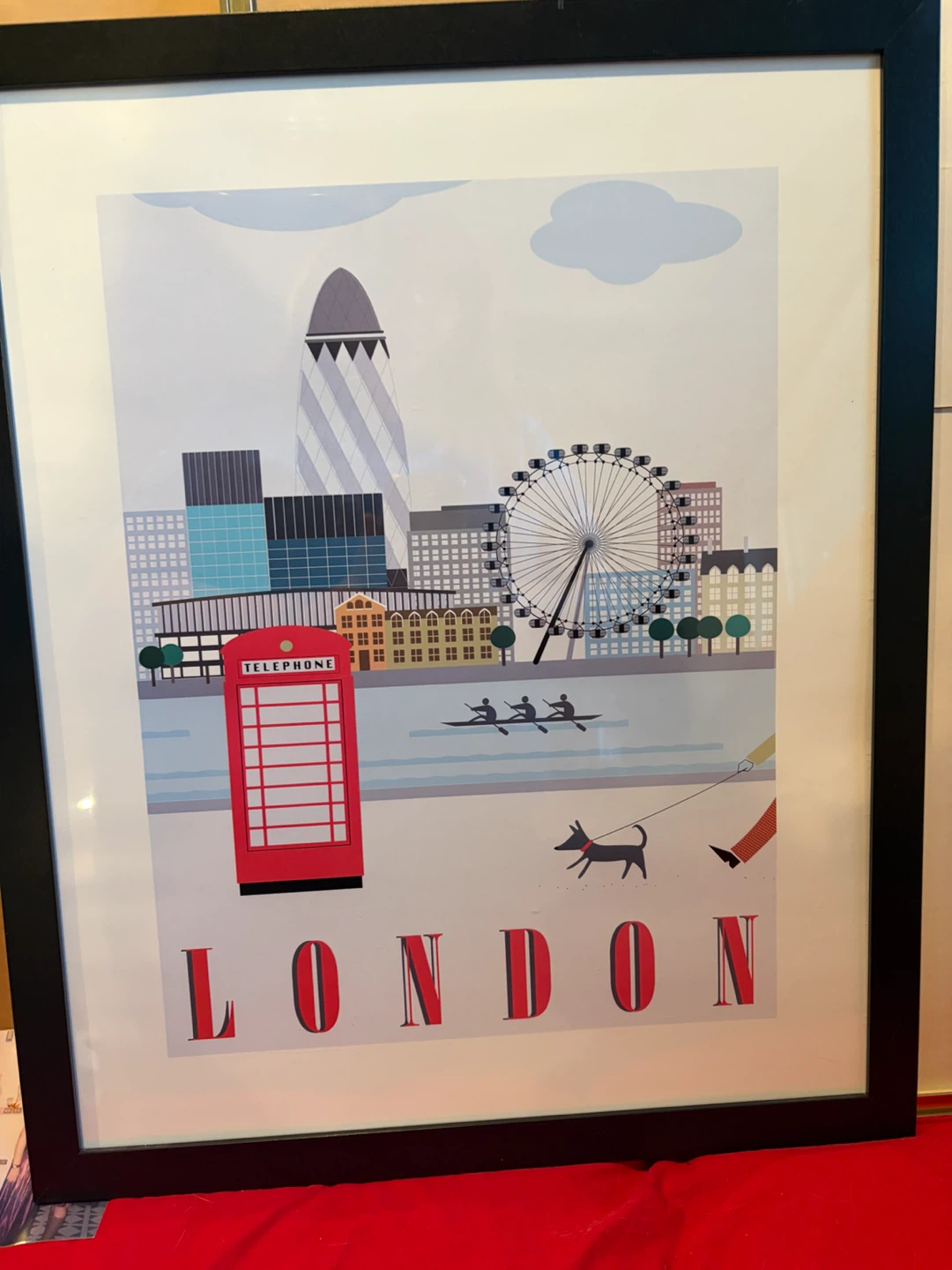 IKEA NYTTJA London Framed Print