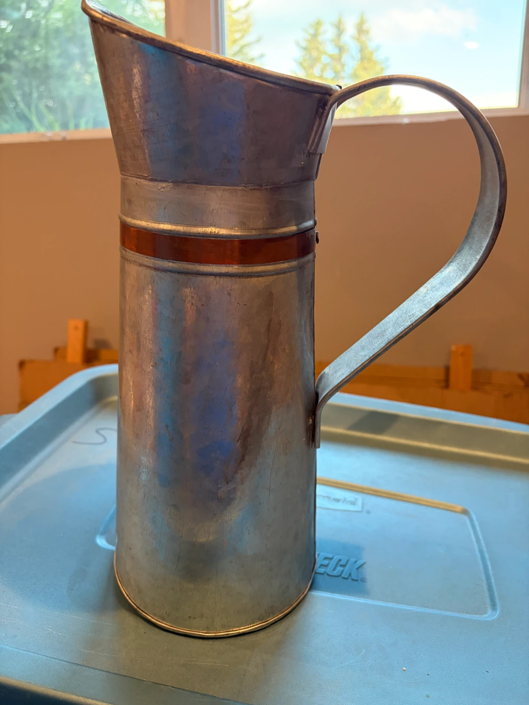 Handcrafted Metal Pitcher - photo 2