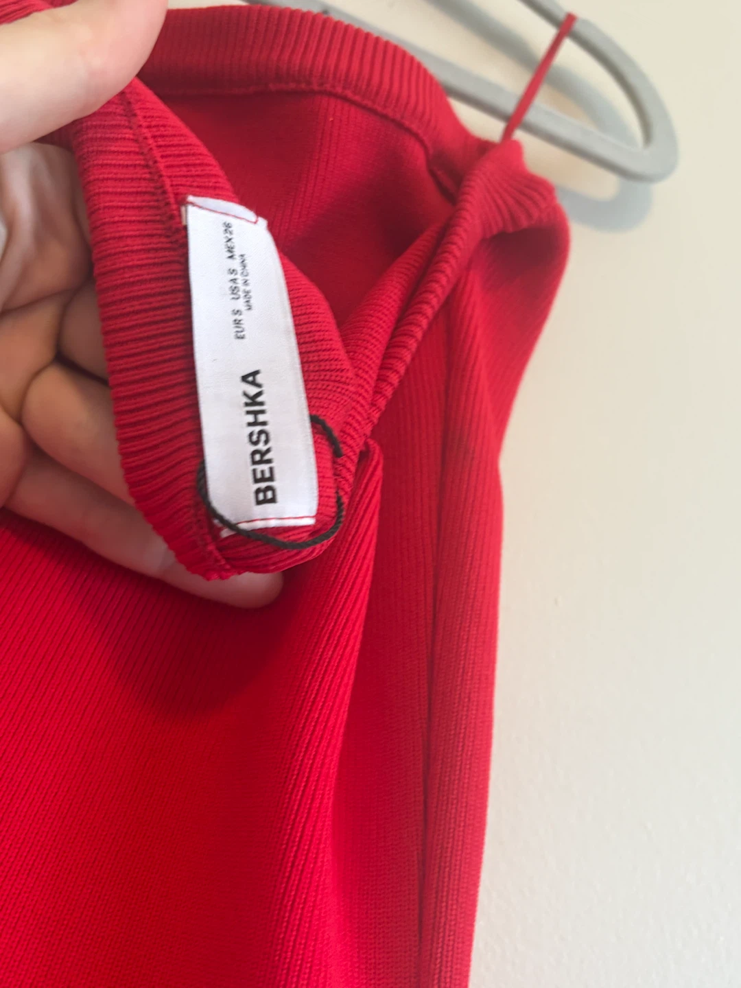 Bershka Red Strapless Maxi Dress - photo 3