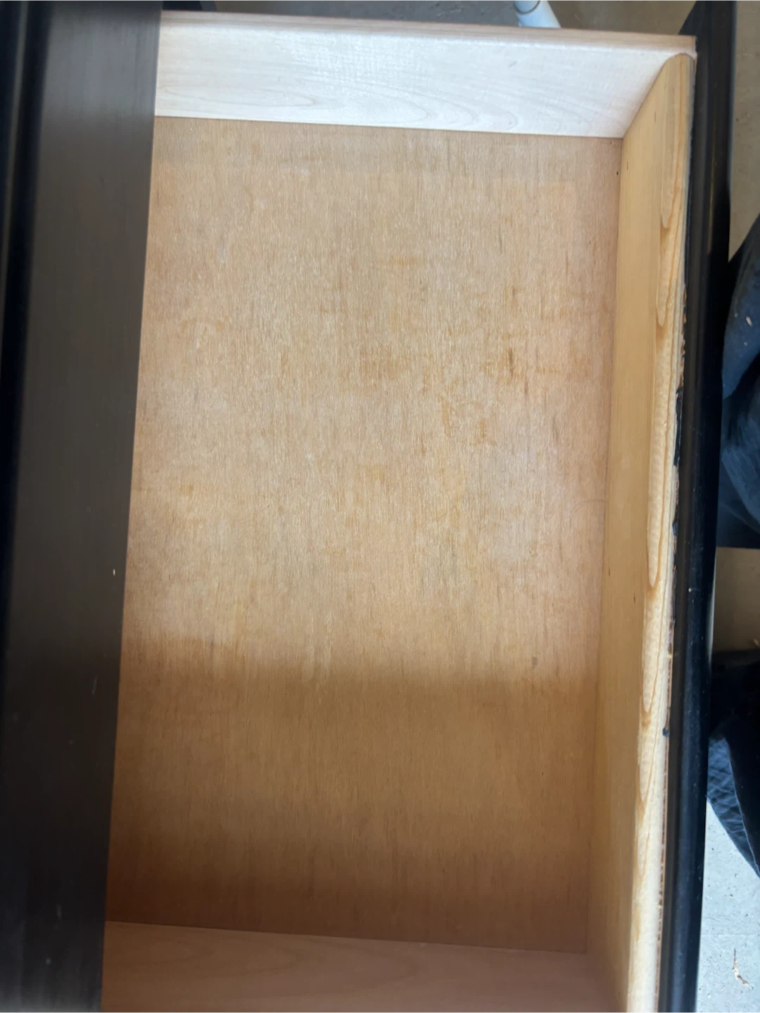 Wooden night table 3 drawer - photo 2