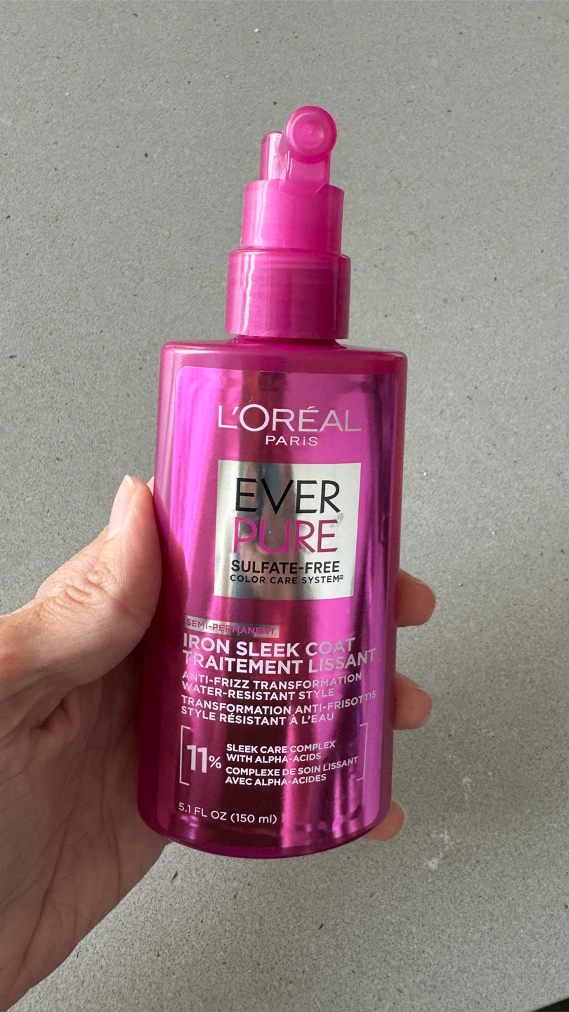 L'Oréal EverPure Iron Sleek Coat Anti-Frizz Treatment 150ml