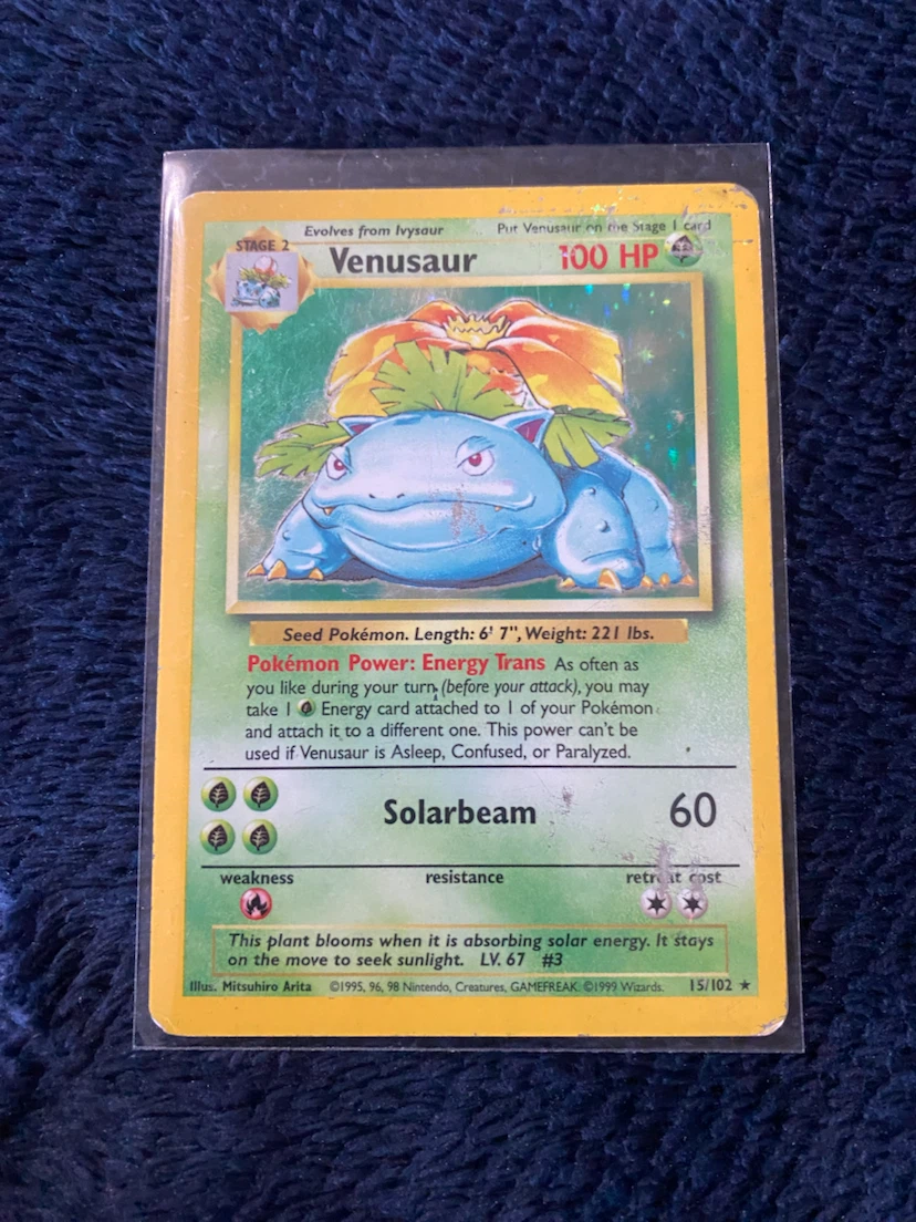 Venusaur (Holo) • Pokémon Base Set (Unlimited) ***