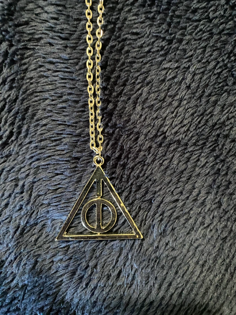 Deathly Hallows Adjustable Spinning Necklace *** - photo 2