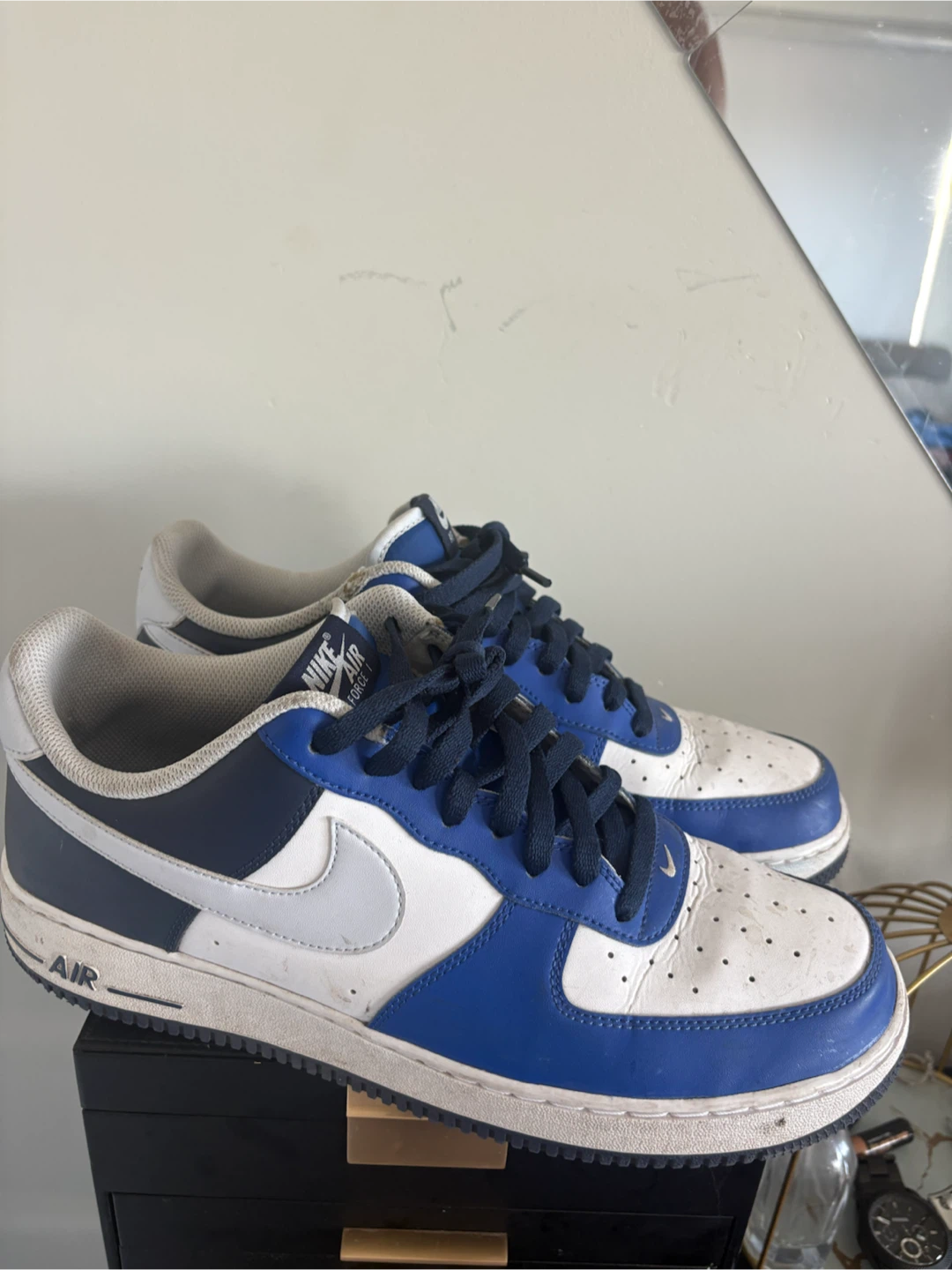 Nike Air Force 1 Low Blue White Sneakers