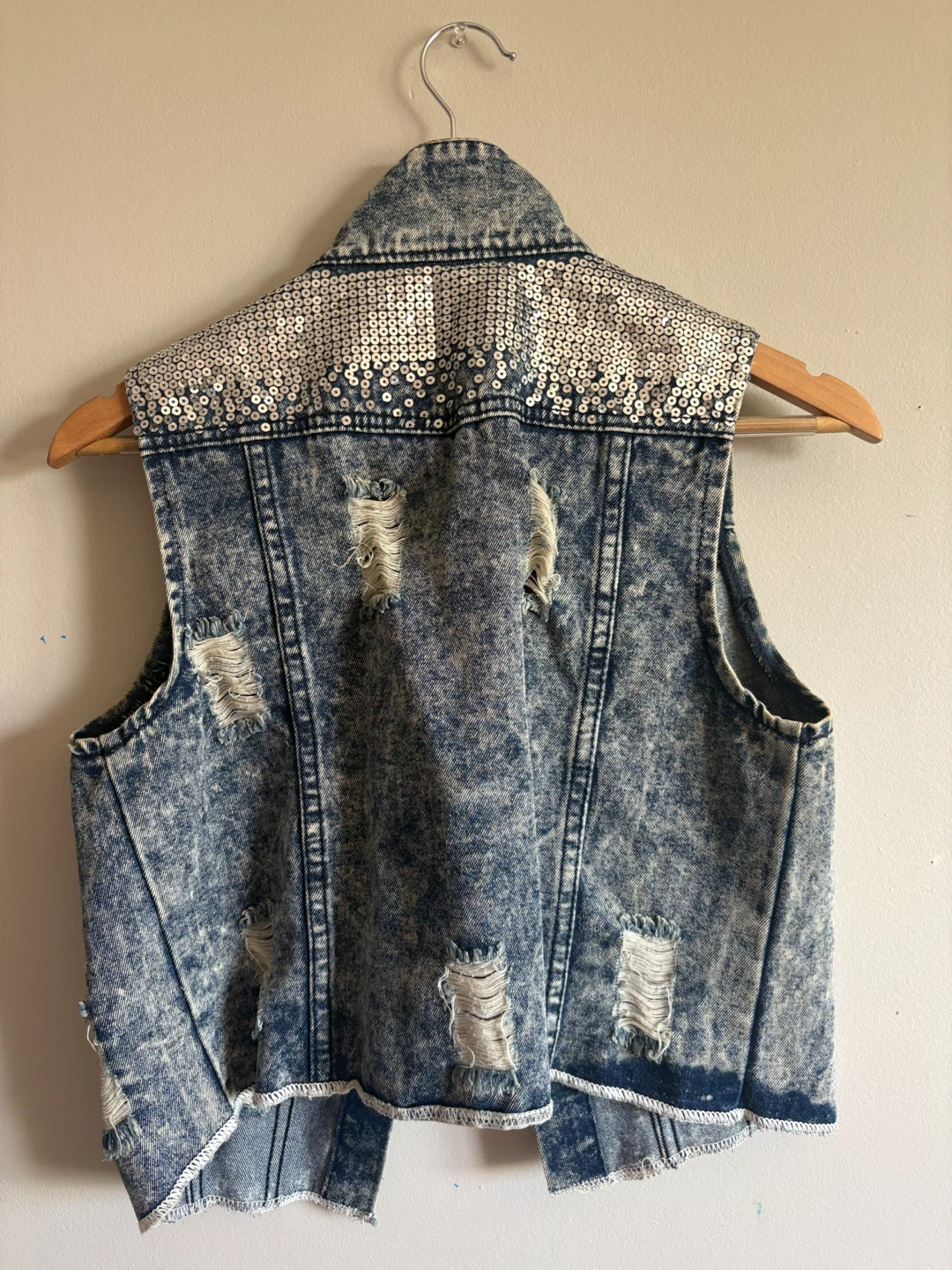 Zanzea Embellished Denim Vest