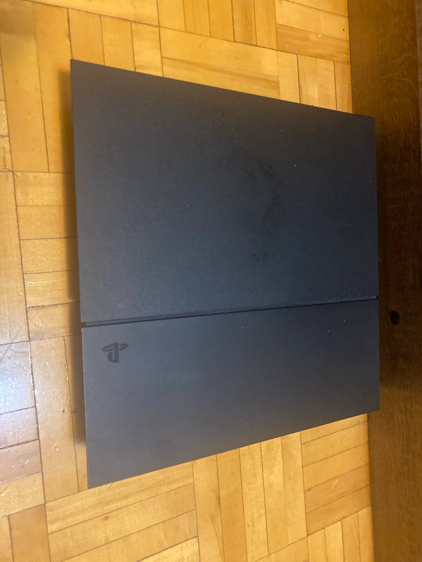Black PlayStation 4 console