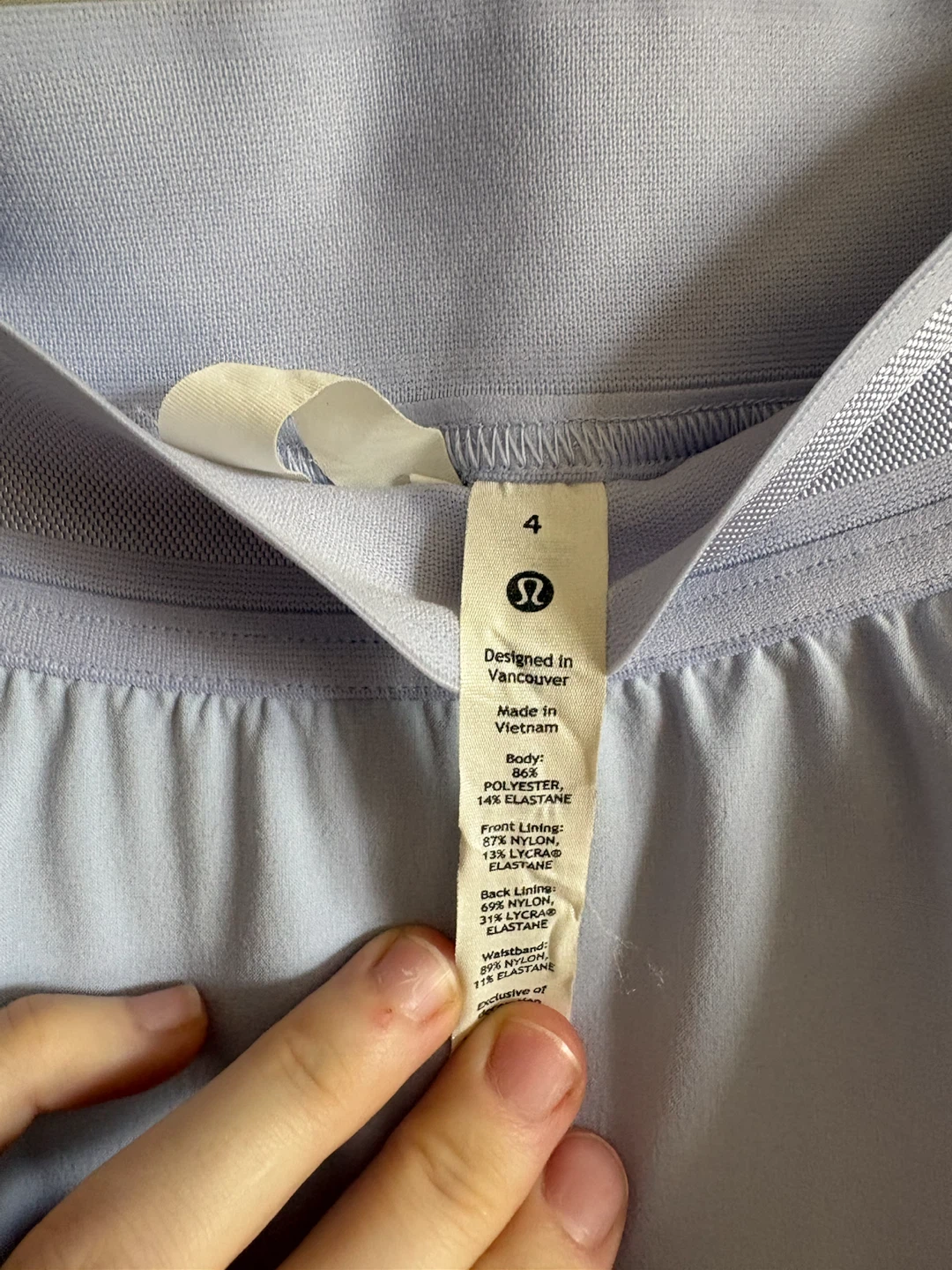 Lululemon Skirt Size 4 Light Blue - photo 2