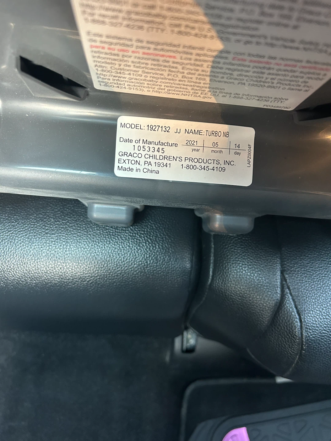 Graco TurboBooster Car Seat - Dinosaur Print - photo 2