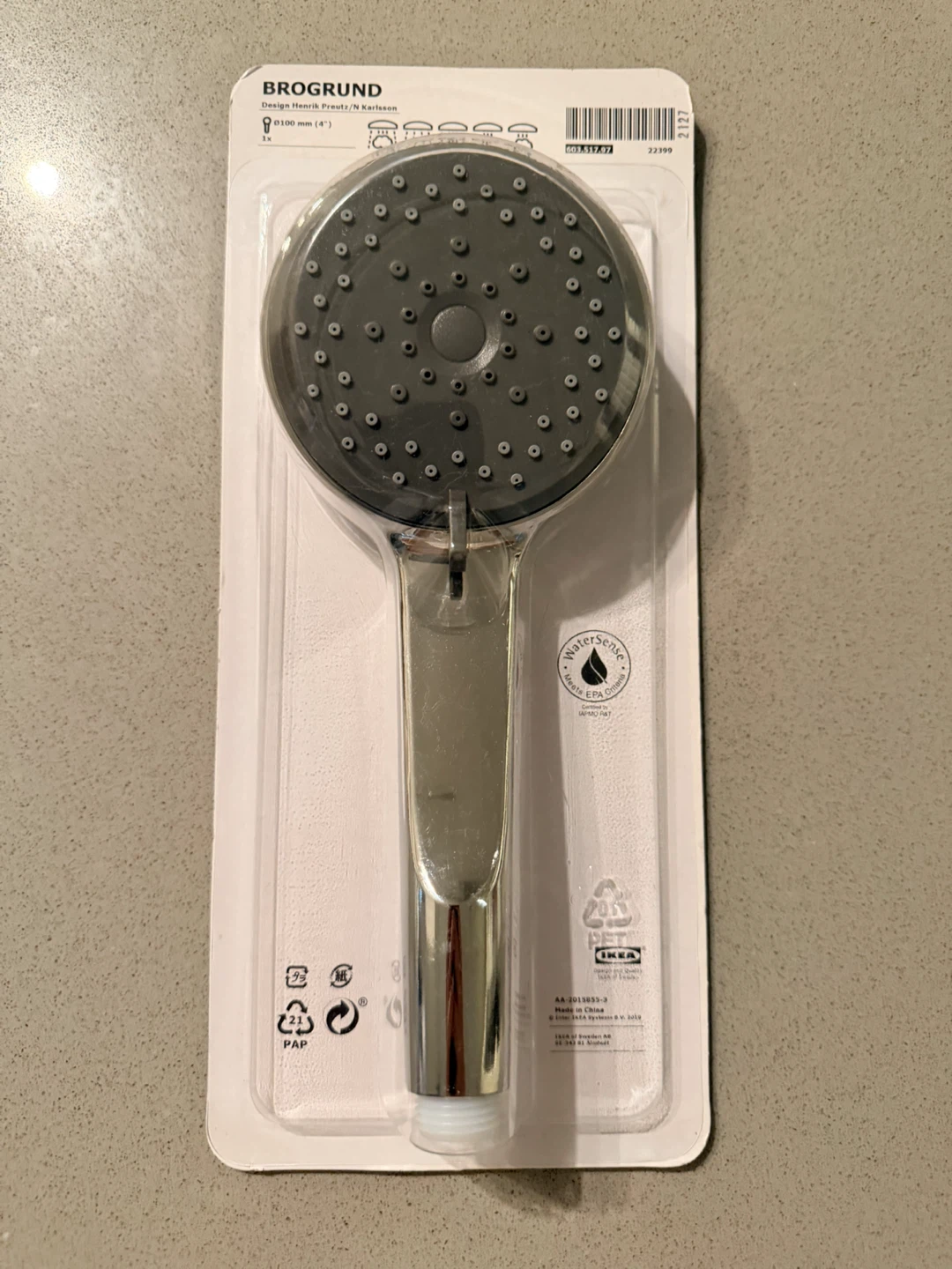 Brand new IKEA BROGRUND 5-Spray Hand Shower
