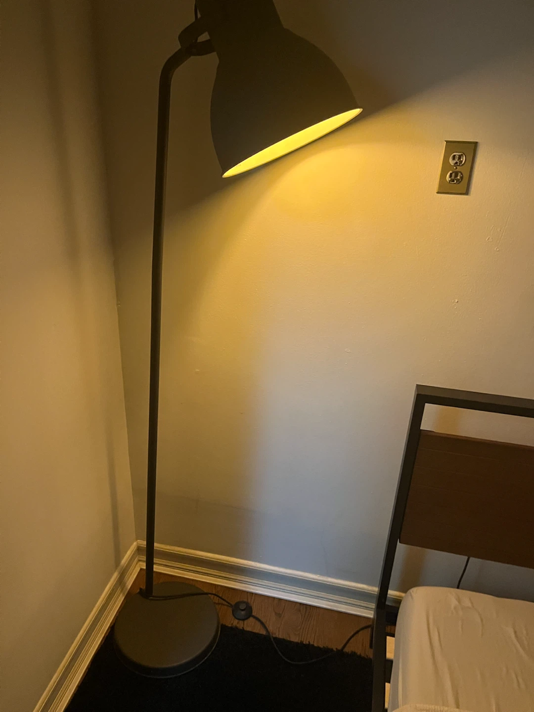 Floor lamp, dark gray IKEA