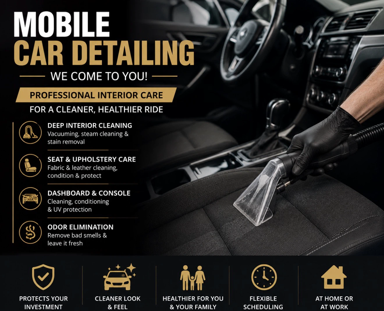 Mobile Car Detailing - Professional Interior Care