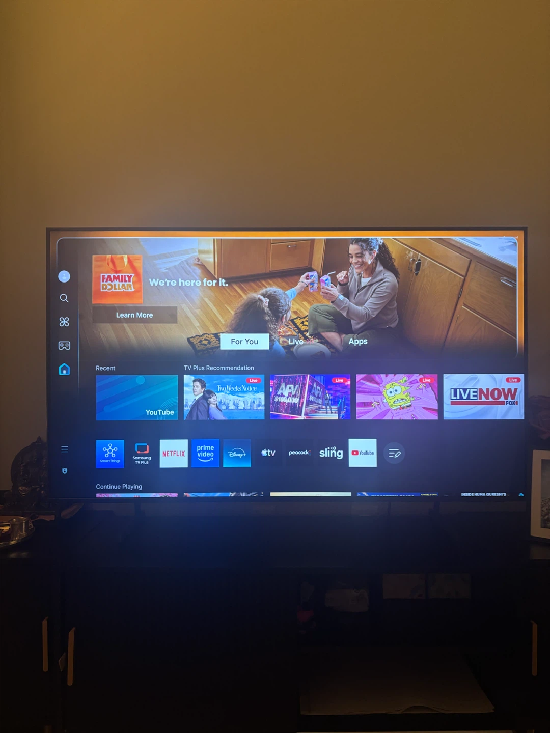 Samsung 55” Crystal UHD 4K Smart TV (DU7200 Series)