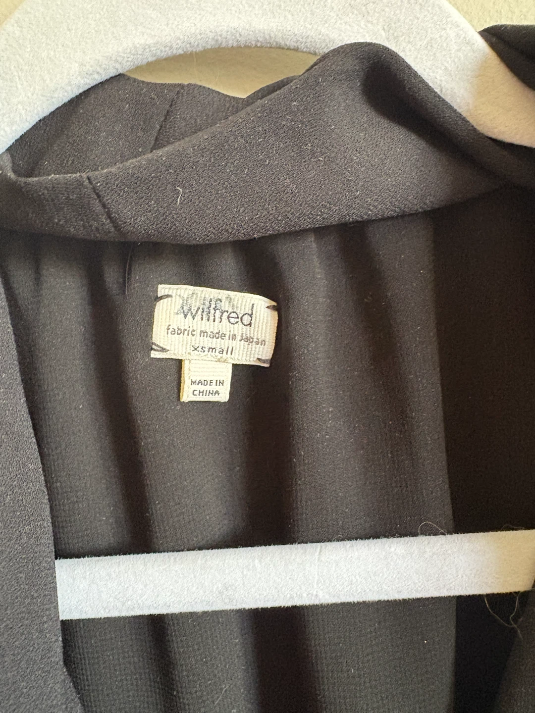 Wilfred Black Sleeveless Wrap Dress - photo 2
