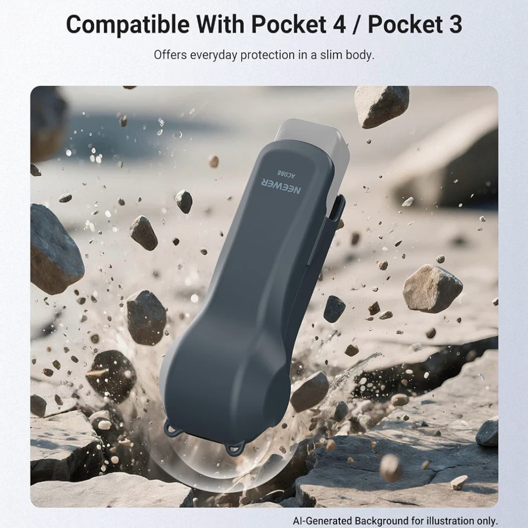 Brand New NEEWER DJI Pocket 3&4 Case with Wrist Strap - photo 3