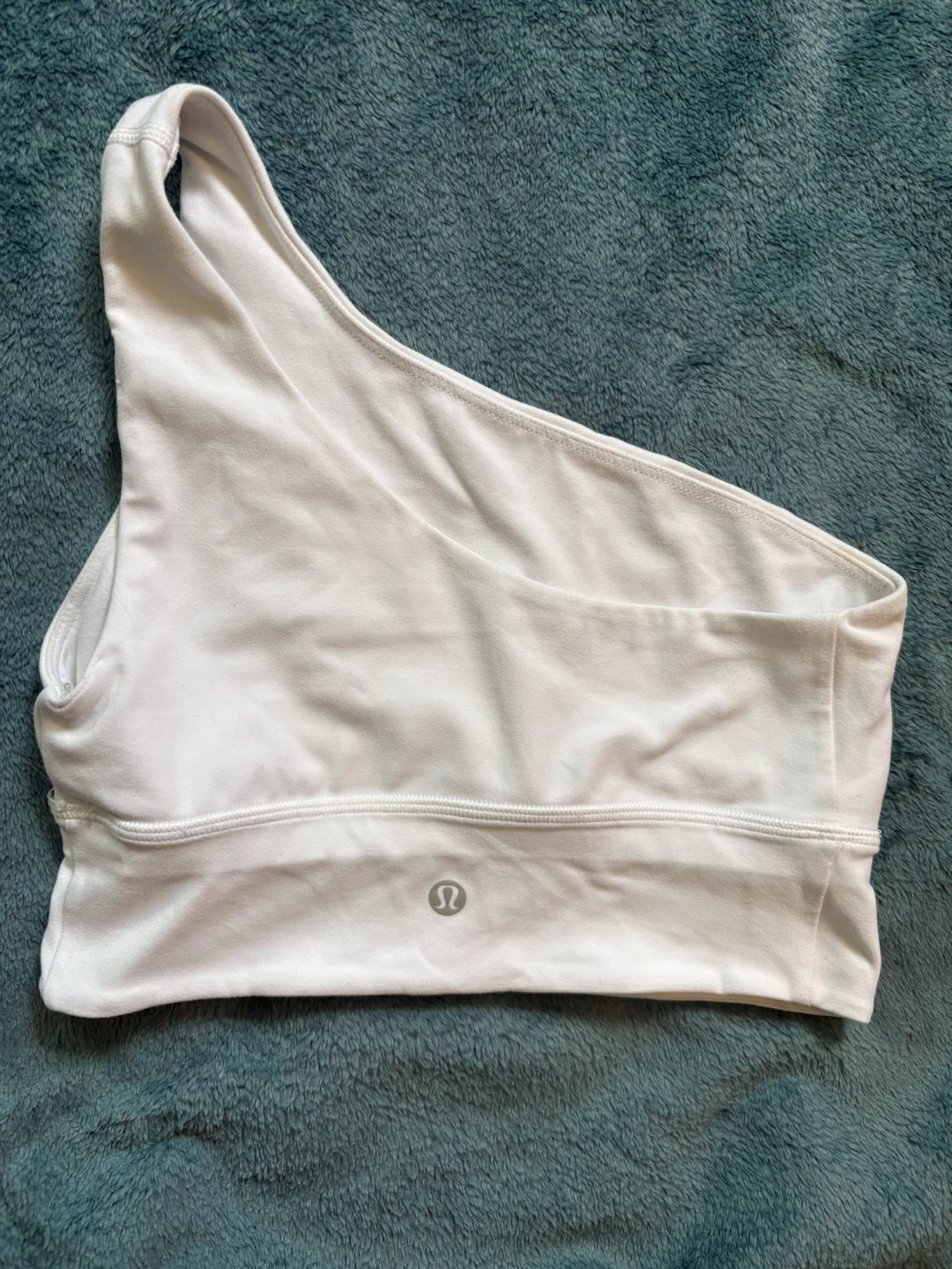 Lululemon White One-Shoulder Sports Bra - photo 2