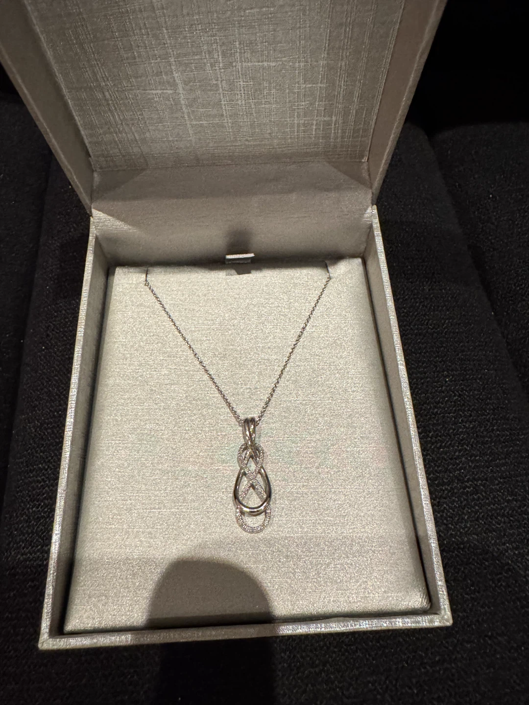 Peoples Jewellers Diamond Infinity Pendant Sterling Silver - photo 2