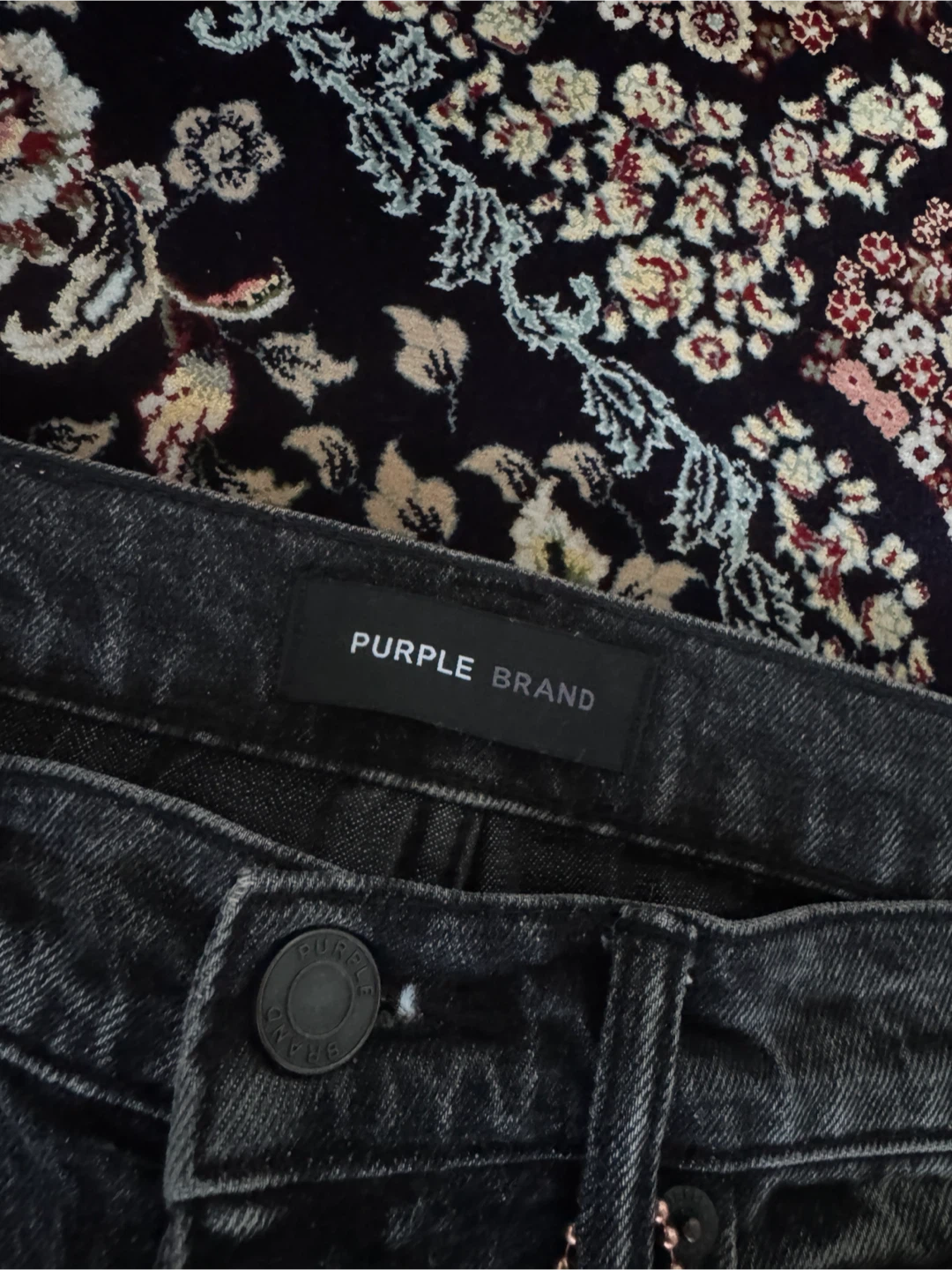 Purple Brand Distressed Skinny Jeans Black Size 30 - photo 2
