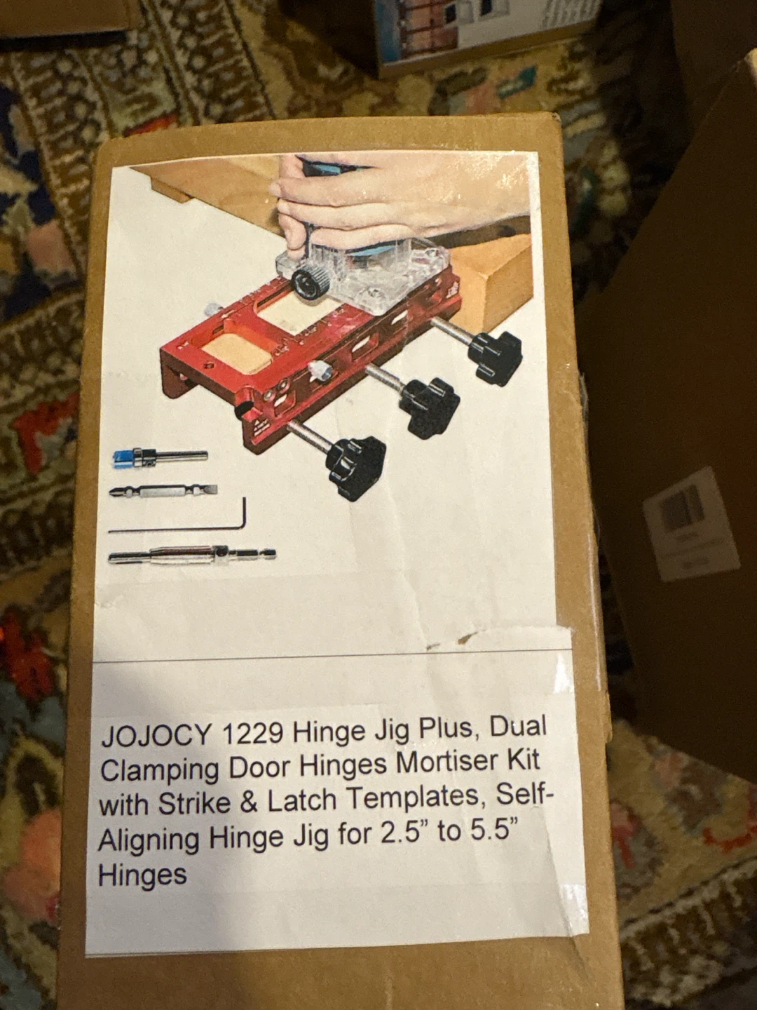 JOJOCY 1229 Hinge Jig Plus Door Mortiser Kit