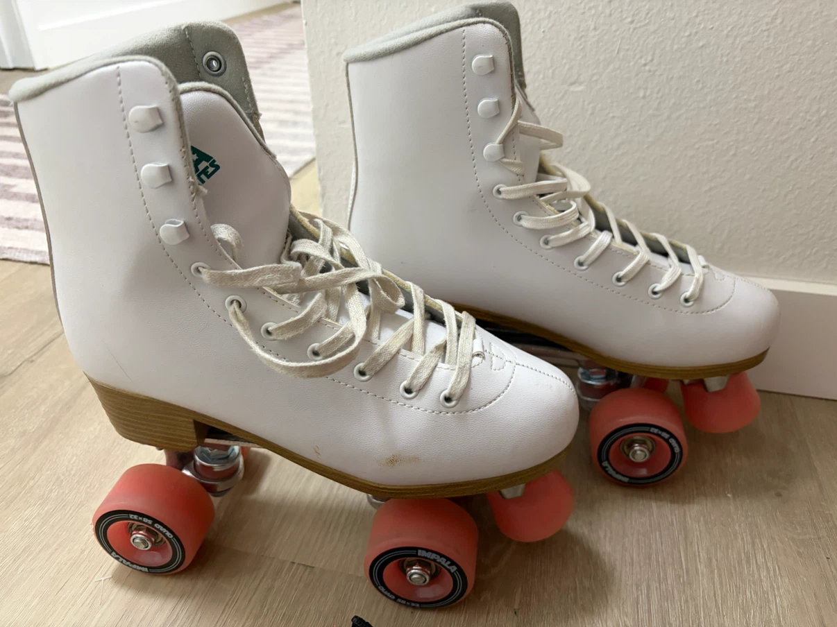 Impala Sidewalk Roller Skates White - Size 8 (US Women's)