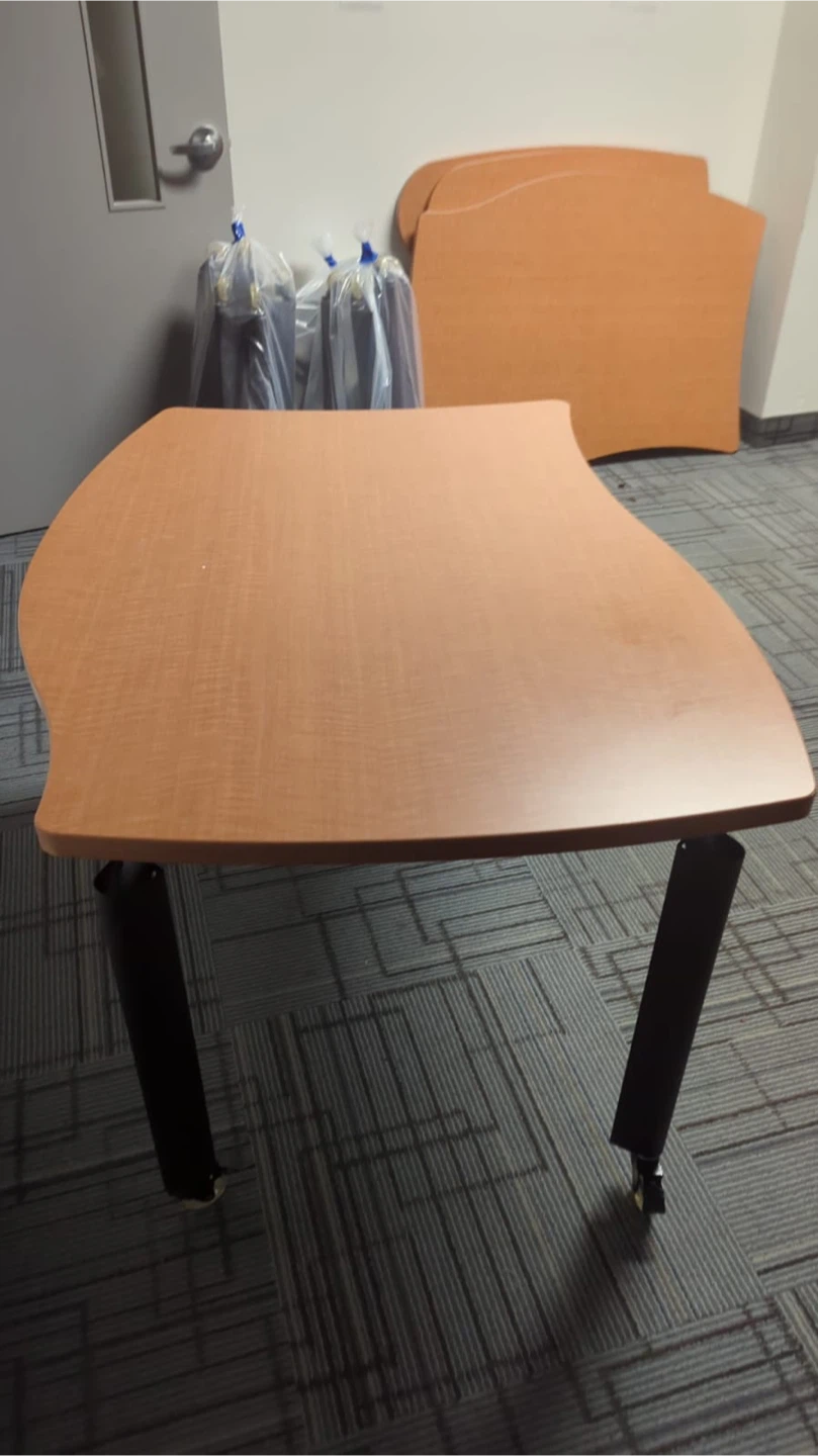Kidney Bean Shaped Desk Table