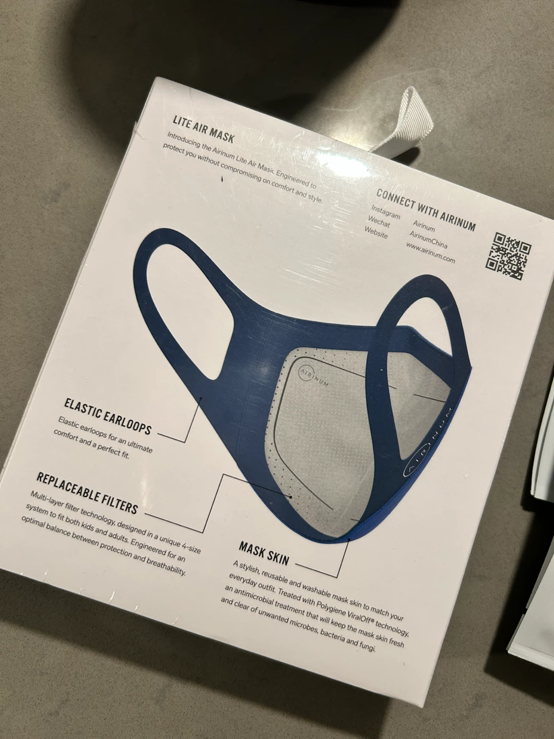 Airinum Lite Air Mask (Child/Adult XS) with filters - photo 4