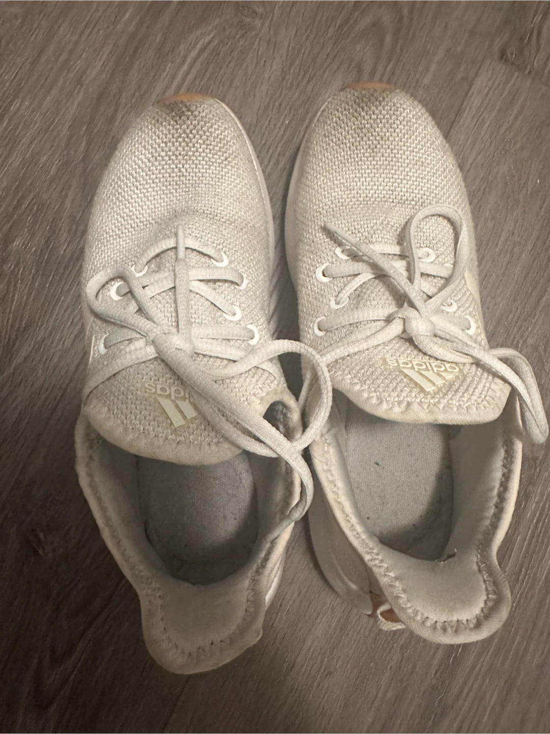 Adidas White Knit Sneakers - photo 2