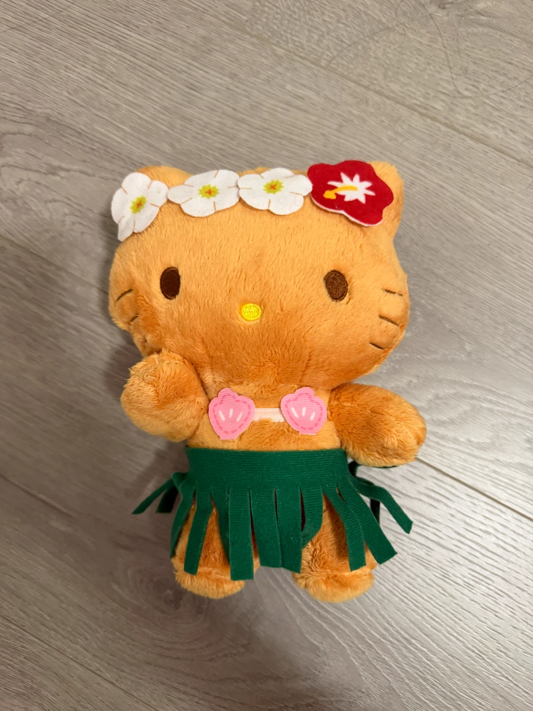 Rare Tan Hello Kitty Hawaii Plush
