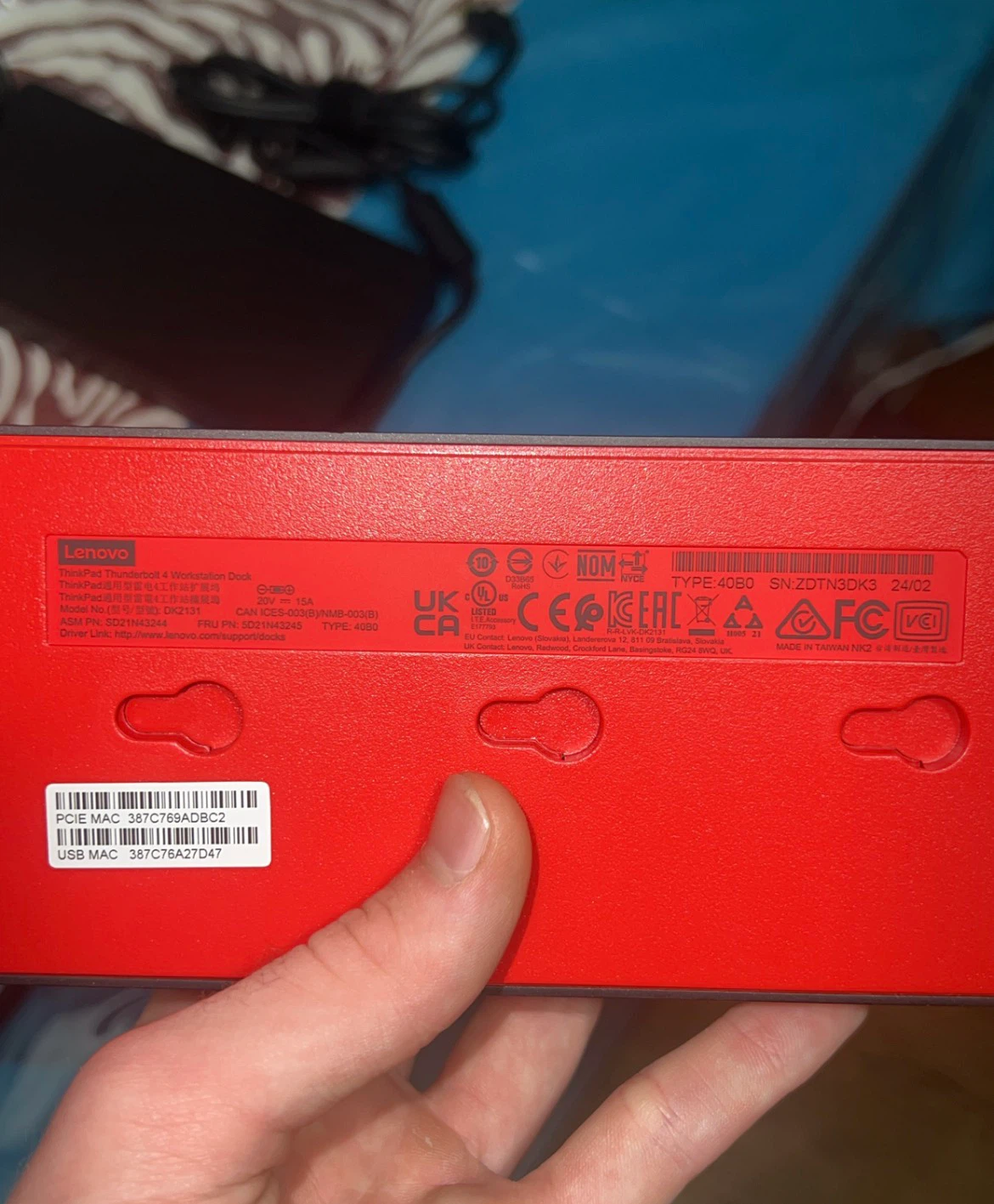 Lenovo ThinkPad Thunderbolt 4 Workstation Dock (Model 40B0) - photo 4