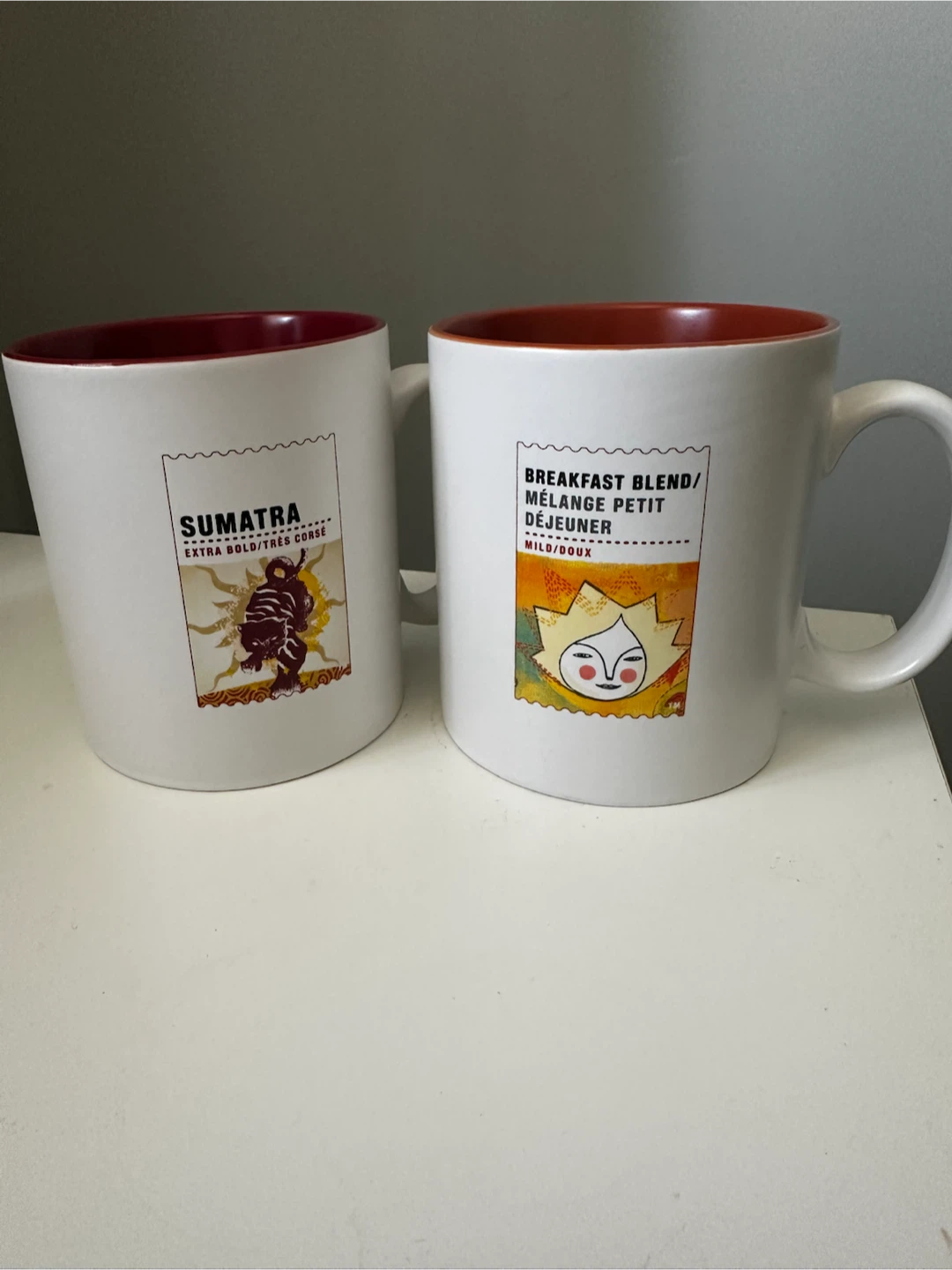 Starbucks Coffee Mugs (Set of 2)