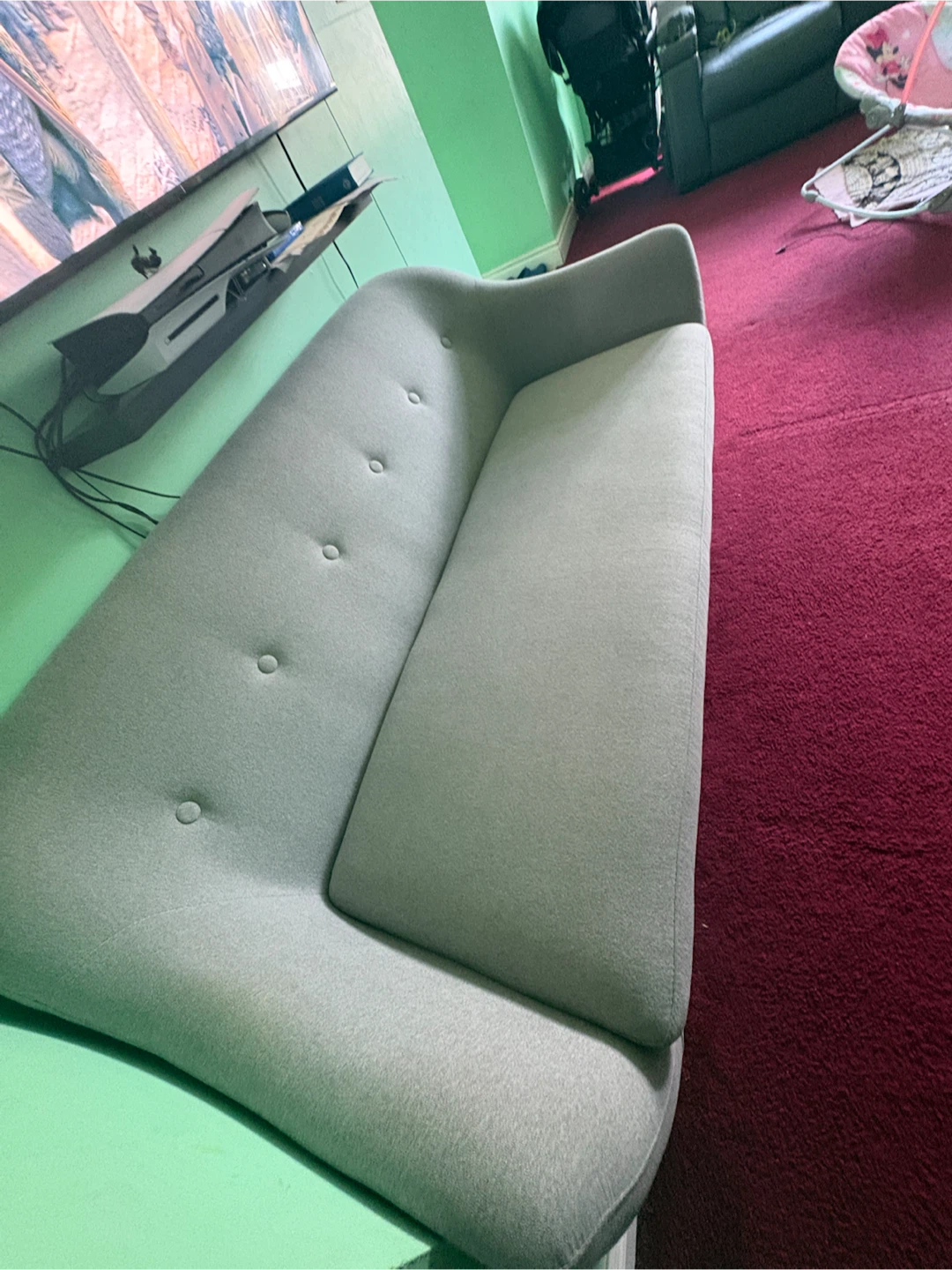 Grey Loveseat Sofa - photo 5