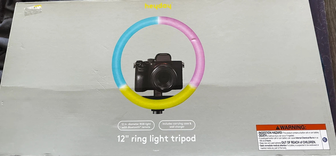 Brand New 12" Ring Light Tripod with Bluetooth Remote