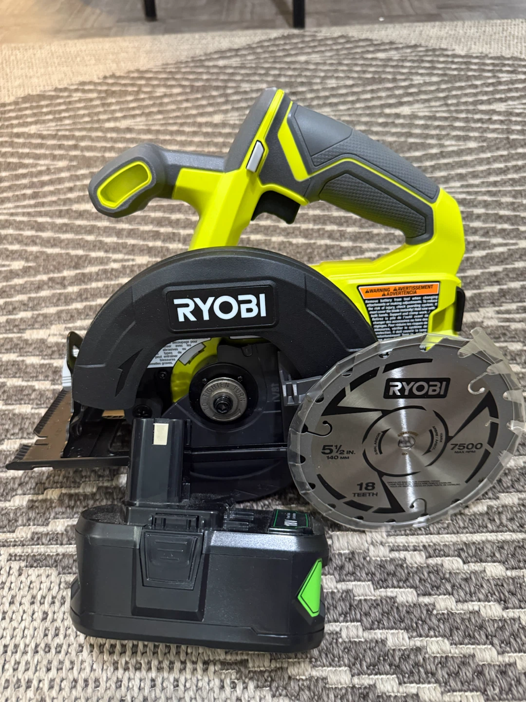 Ryobi PCL500 18V ONE+ 5-1/2" Circular Saw - photo 2