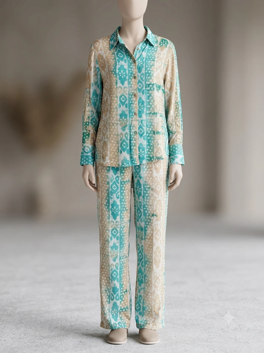 Women's Printed Cordset - photo 2