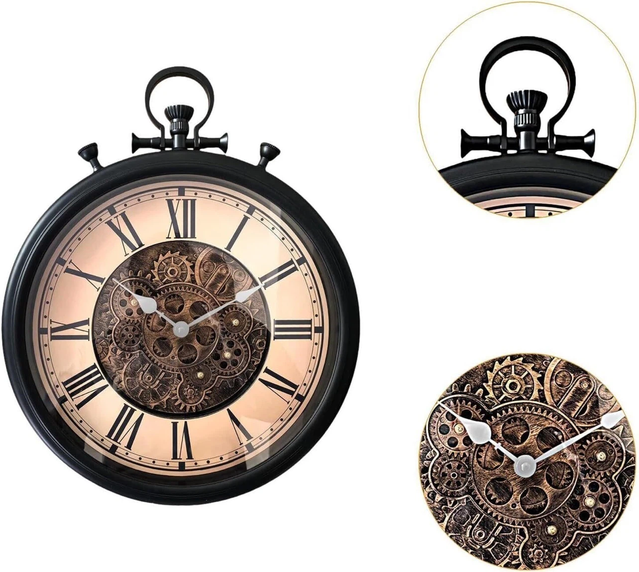 Steampunk Gear Wall Clock