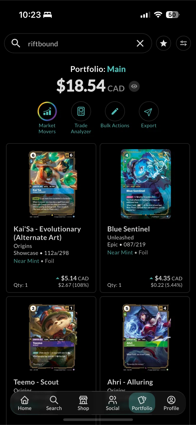 Riftbound cards