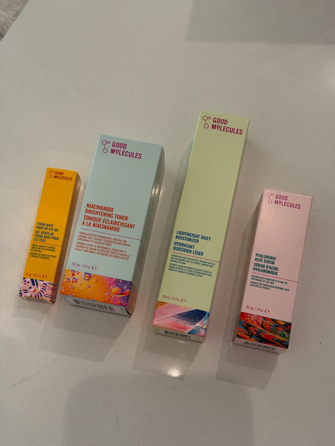 Brand New Sealed In Box Good Molecules 4 Piece Set