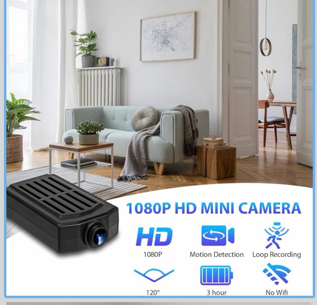 1080P HD Mini Camera with Motion Detection - photo 2