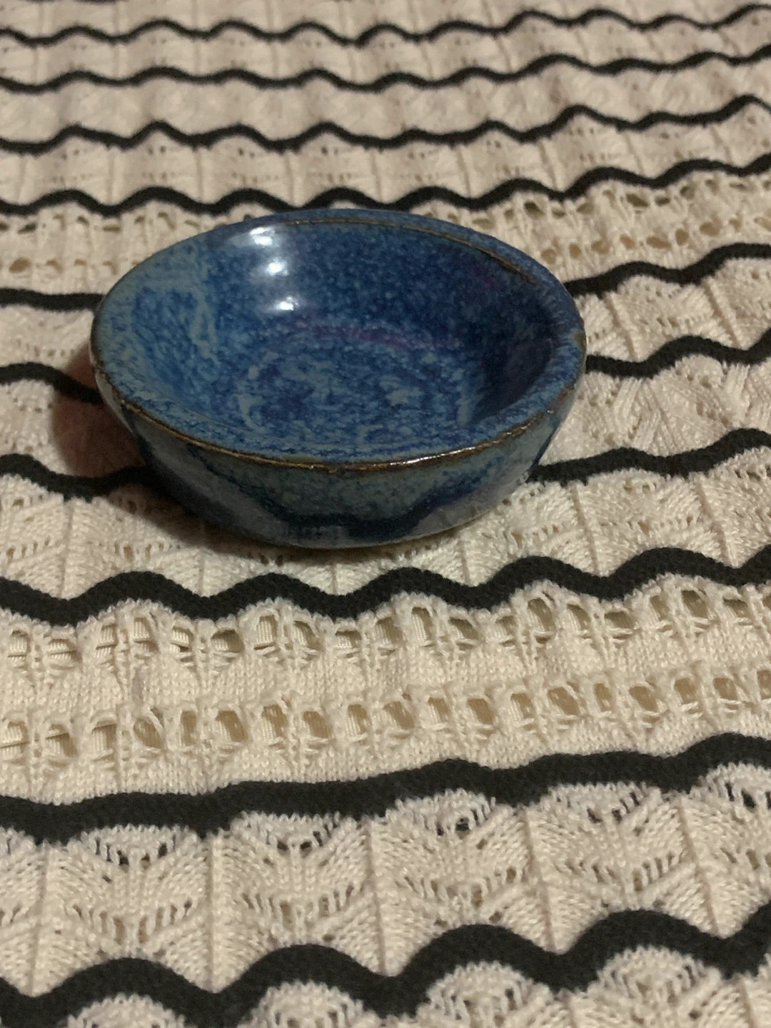 Blue Ceramic Small dish - photo 2