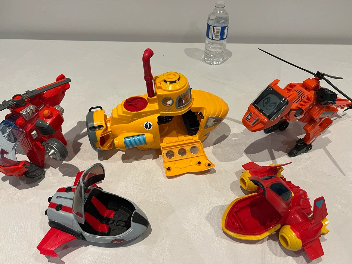 Rescue Heroes Toy Vehicles Lot