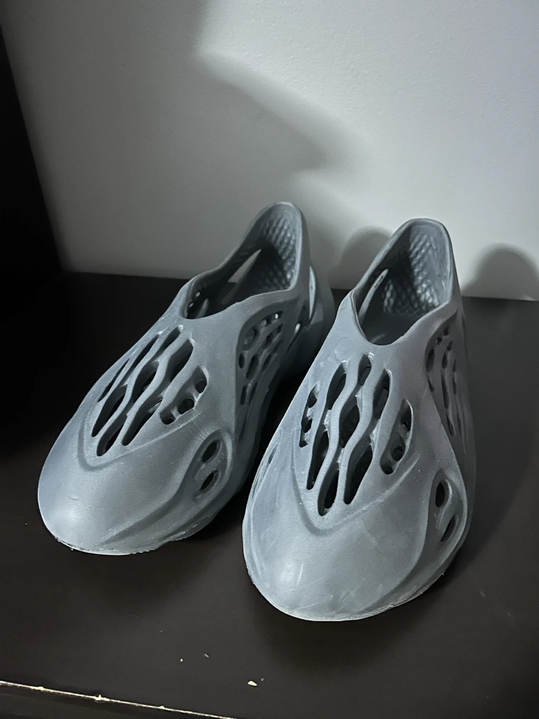 Grey Foam Runner Style Clogs
