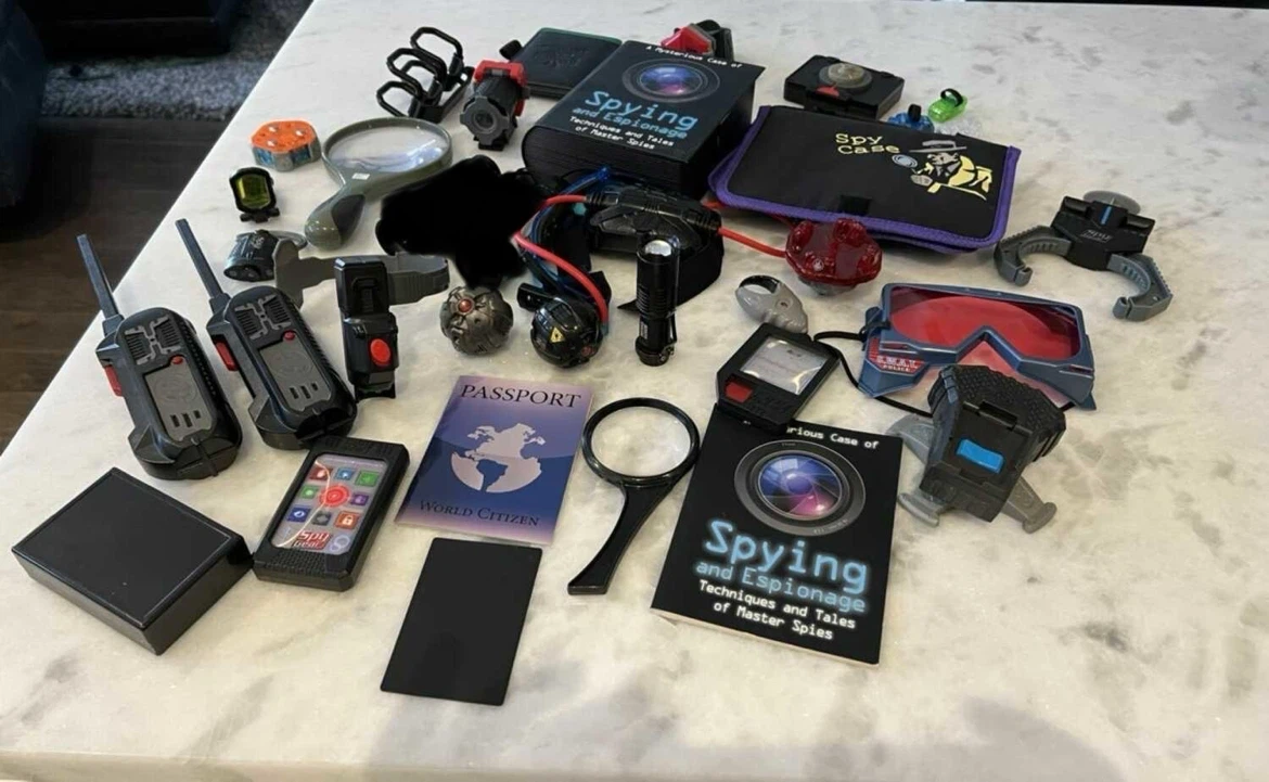 Spy Case and Espionage Toy Set