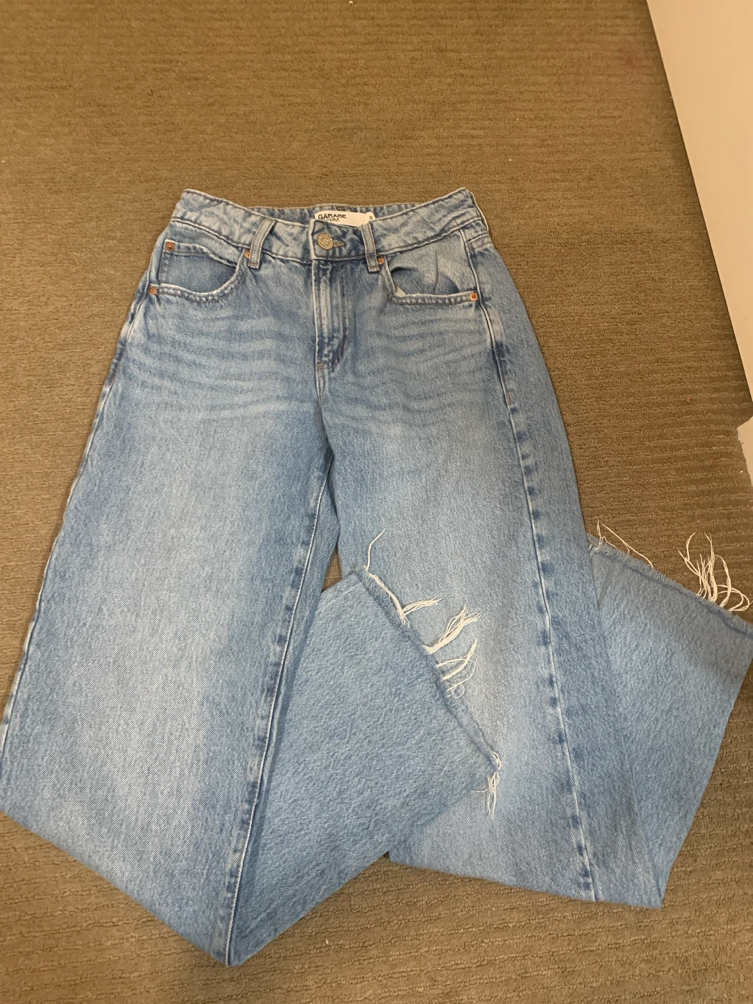 Garage Denim Wide Leg Jeans