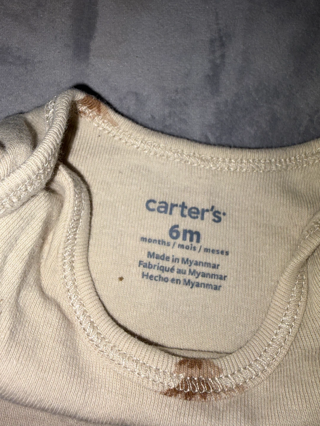 Lot Carter's 6 mois Bodysuits 4x - photo 2